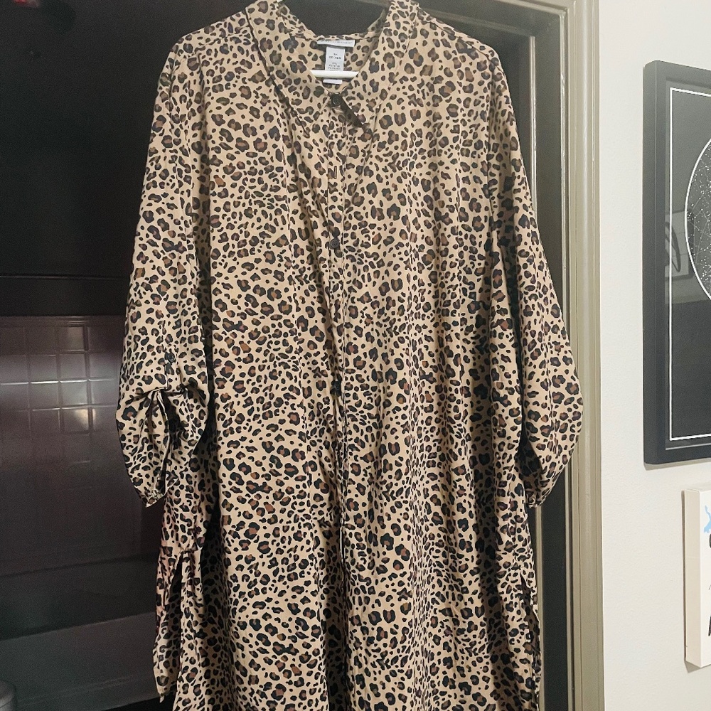 Leopard Print Catherines Top